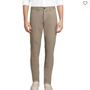 Lands' End Beige Tailored Pants